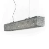 Lampada a sospensione, Lampadario, Luminare sospeso, Lampada a pendente, 101x14h20 cm,<Dmora Flash Sale