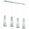 Lampada a sospensione, Lampadario, Luminare sospeso, Lampada a pendente, 77x13h36 cm,<Dmora Hot