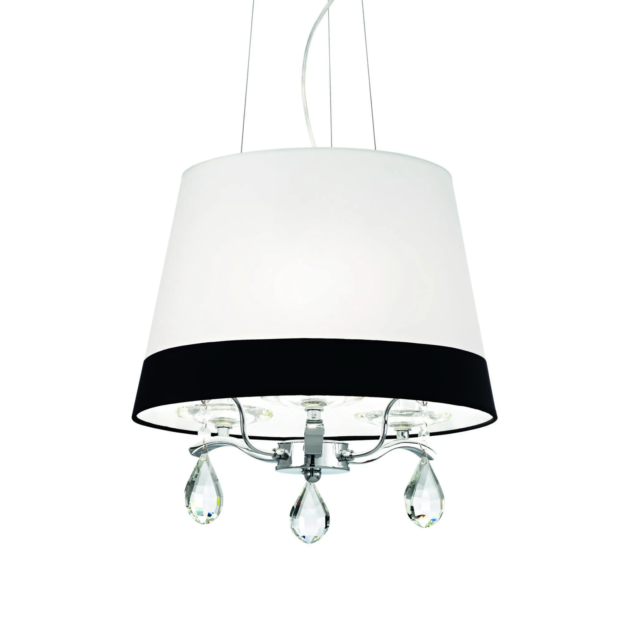 Lampada a sospensione, Lampadario, Luminare sospeso, Lampada a pendente, 40x40h50 cm,<Dmora Cheap