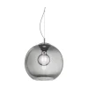 Lampada a sospensione NEMO SP1 D30 FUME', Lampadario, Luminare sospeso, Lampada a pendente, 30x30h53 cm,<Dmora Store