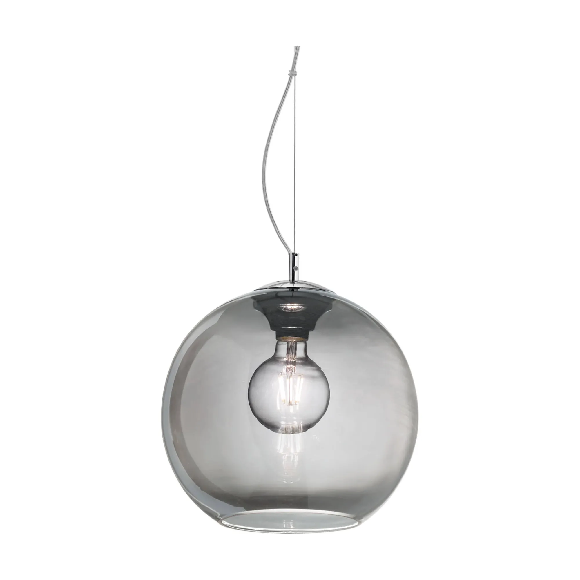 Lampada a sospensione NEMO SP1 D30 FUME', Lampadario, Luminare sospeso, Lampada a pendente, 30x30h53 cm,<Dmora Store