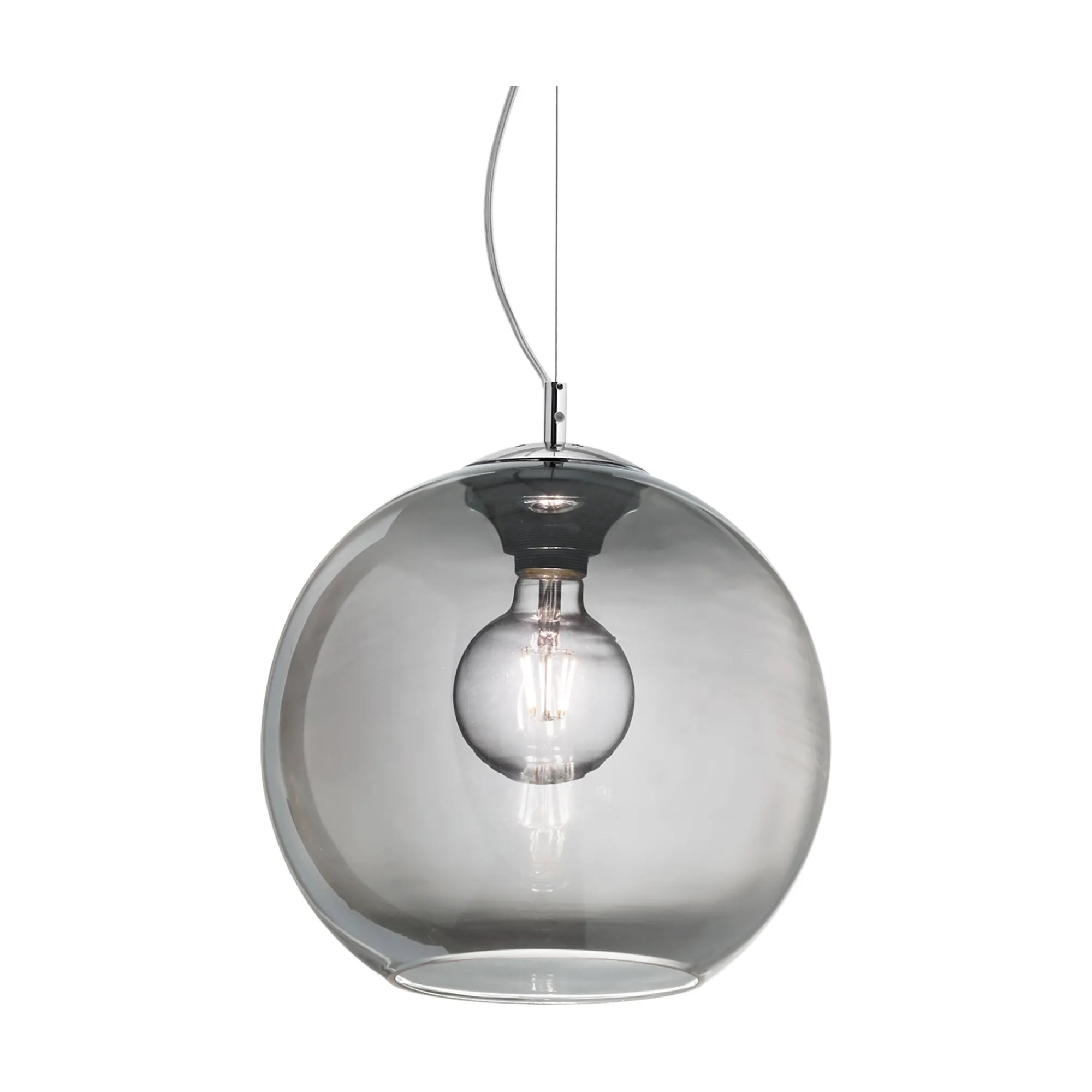 Lampada a sospensione NEMO SP1 D40 FUME', Lampadario, Luminare sospeso, Lampada a pendente, 40x40h62 cm,<Dmora Hot