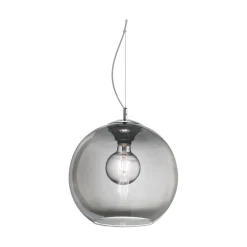 Lampada a sospensione NEMO SP1 D30 FUME', Lampadario, Luminare sospeso, Lampada a pendente, 30x30h53 cm,<Dmora Clearance