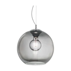 Lampada a sospensione NEMO SP1 D40 FUME', Lampadario, Luminare sospeso, Lampada a pendente, 40x40h62 cm,<Dmora Discount