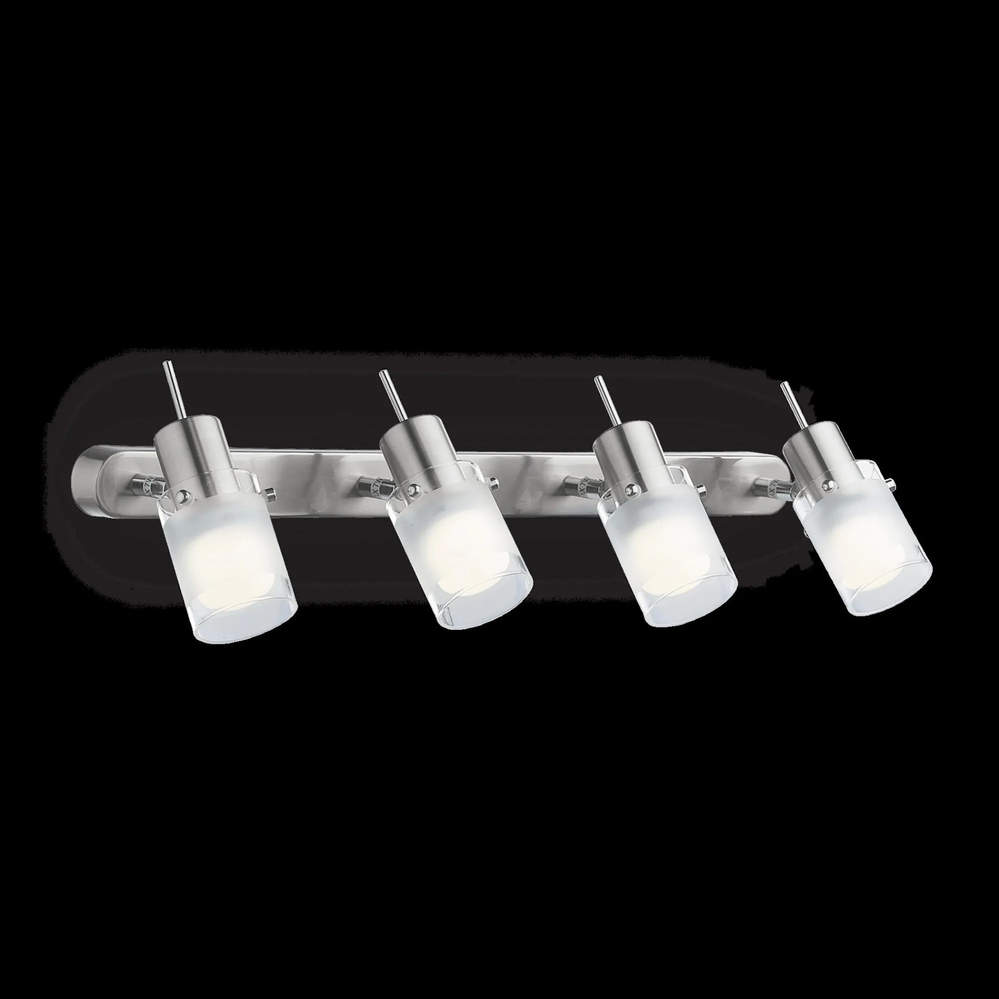 Lampada da parete, Luminaria da parete, Luce a muro, Faretto a muro, 56x13h16 cm, Cromo<Dmora Sale