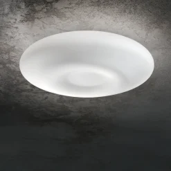 Lampada da soffitto, Plafone, Luminaria a soffitto, Luce per soffitto, 30x30h10 cm,<Dmora Fashion