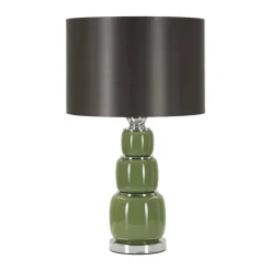Lampada da tavolo Castino, 33x33 h57 cm, Bianco e Grigio<Dmora Best Sale