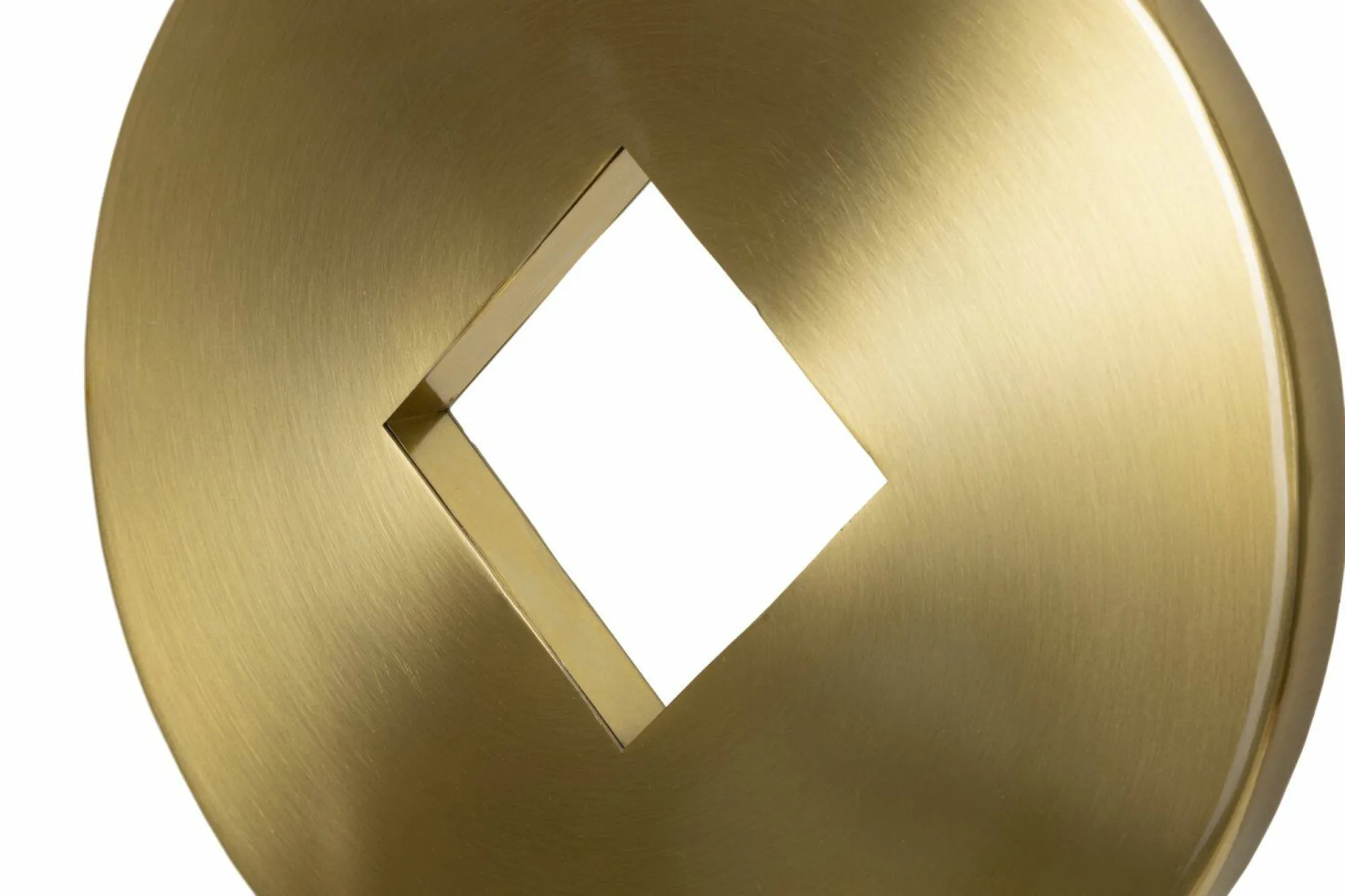Lampada da tavolo Papier, 30x30 h53 cm, Bianco e Oro<Dmora Best Sale