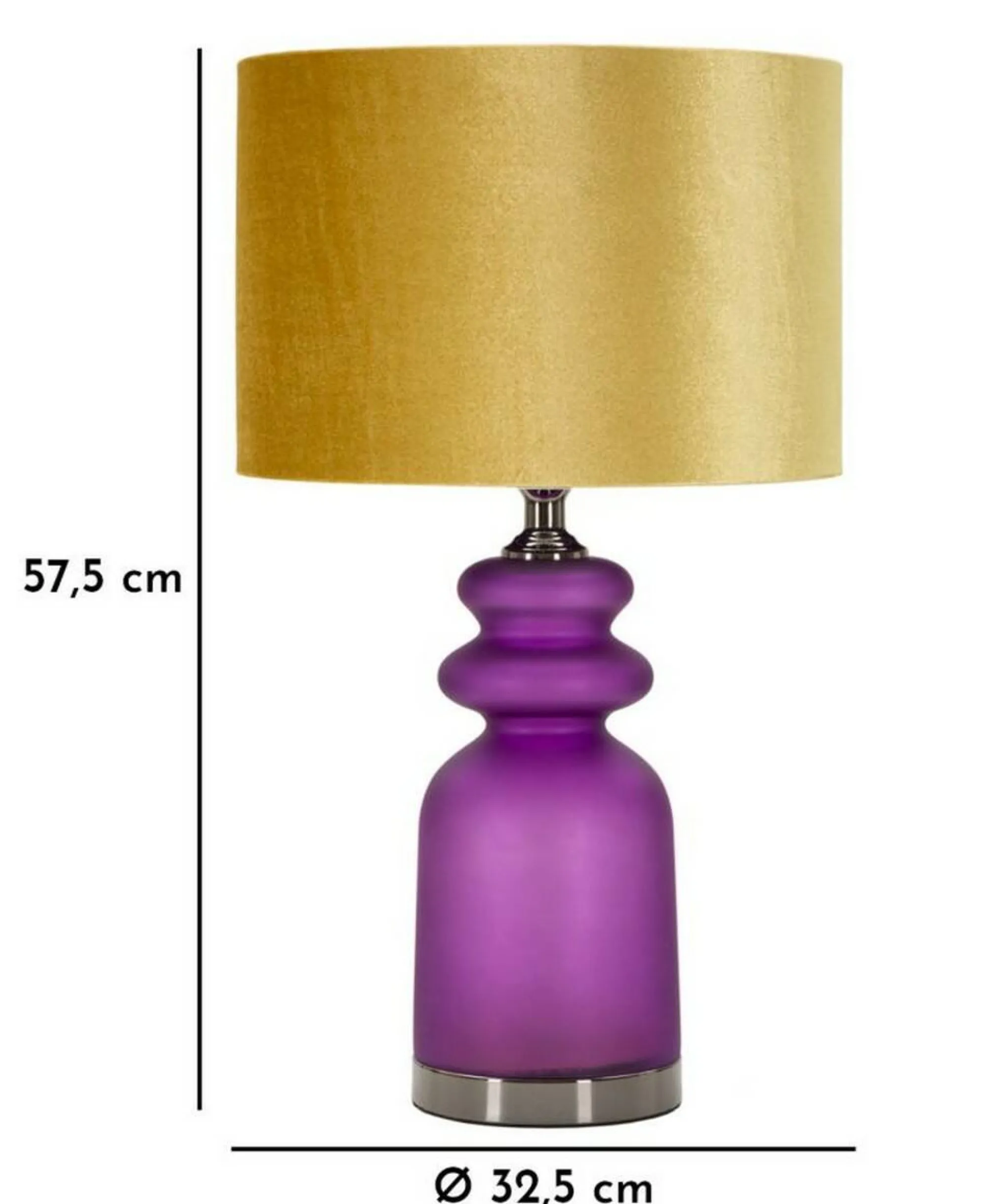 Lampada da tavolo Pescaia, 33x33 h58 cm, Verde e Grigio<Dmora Cheap