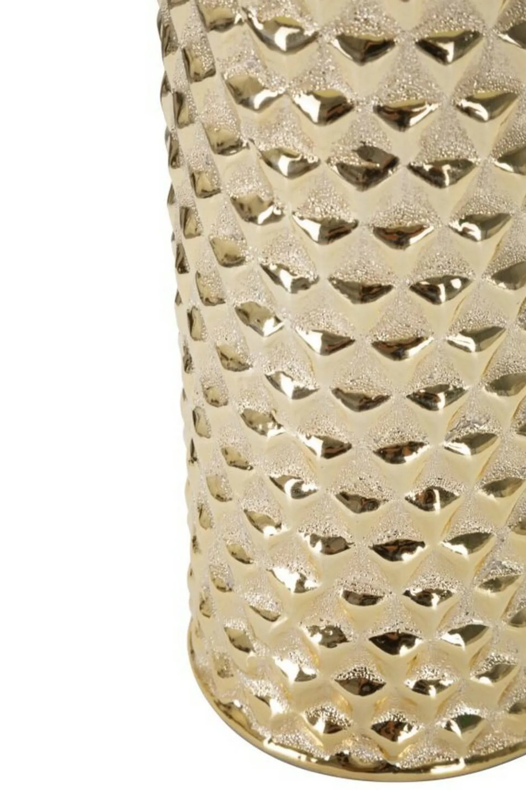 Lampada da tavolo Supreme, Bianco e Oro, 30x30 h48 cm<Dmora Hot