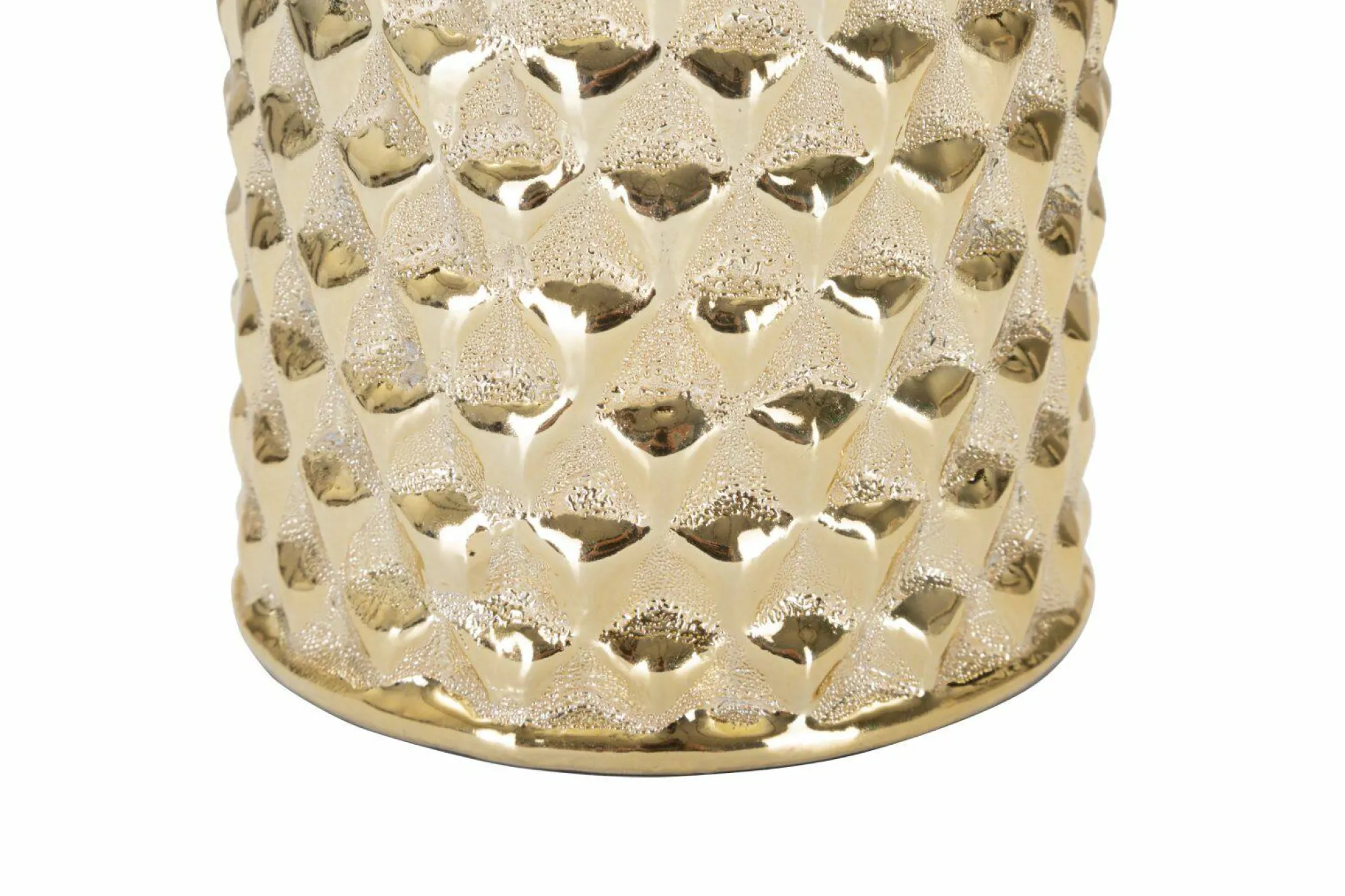 Lampada da tavolo Supreme, Bianco e Oro, 30x30 h48 cm<Dmora Hot