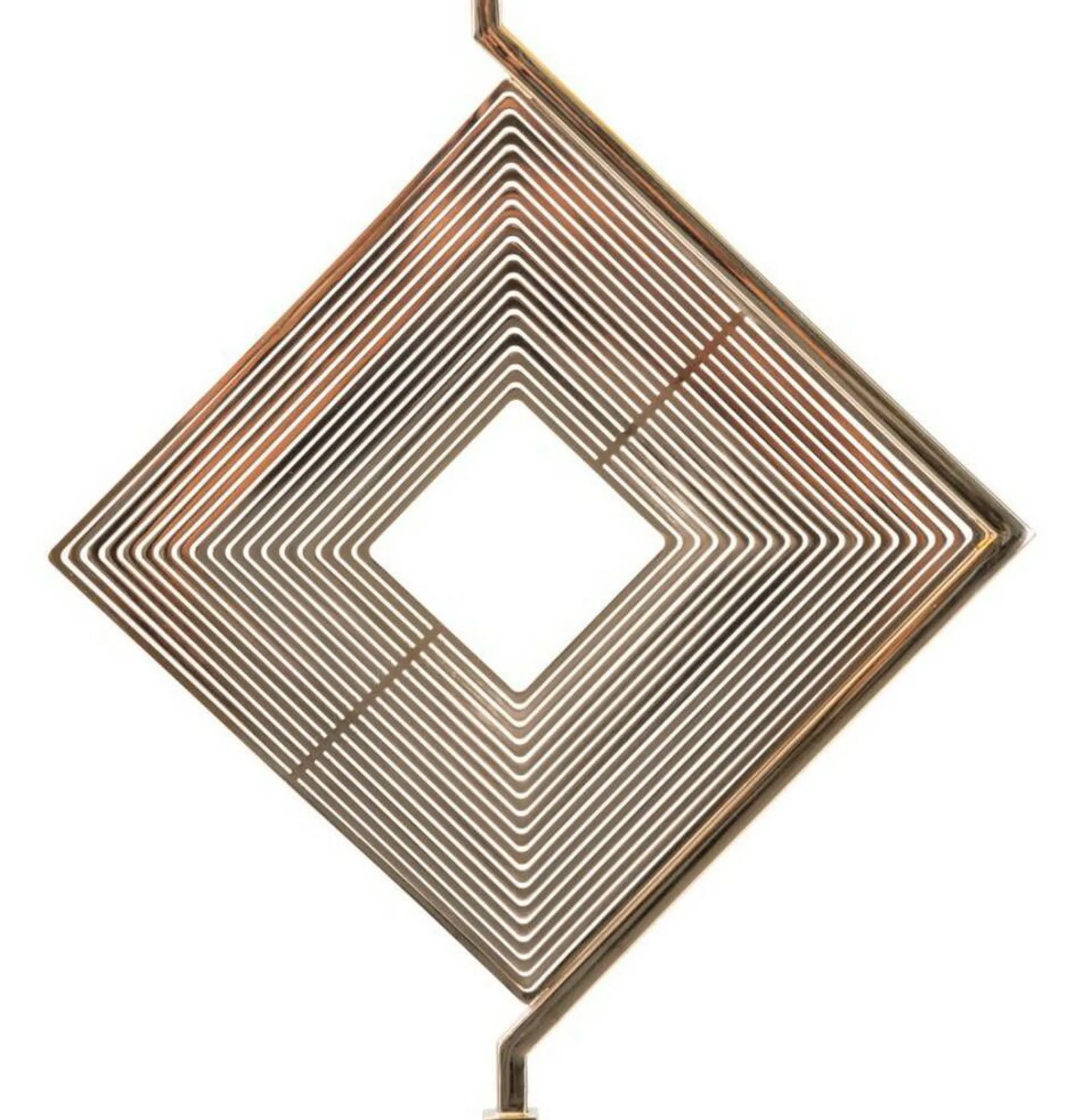 Lampada da terra Inchiostro, 40x40 h161 cm, Bianco e Oro<Dmora Outlet