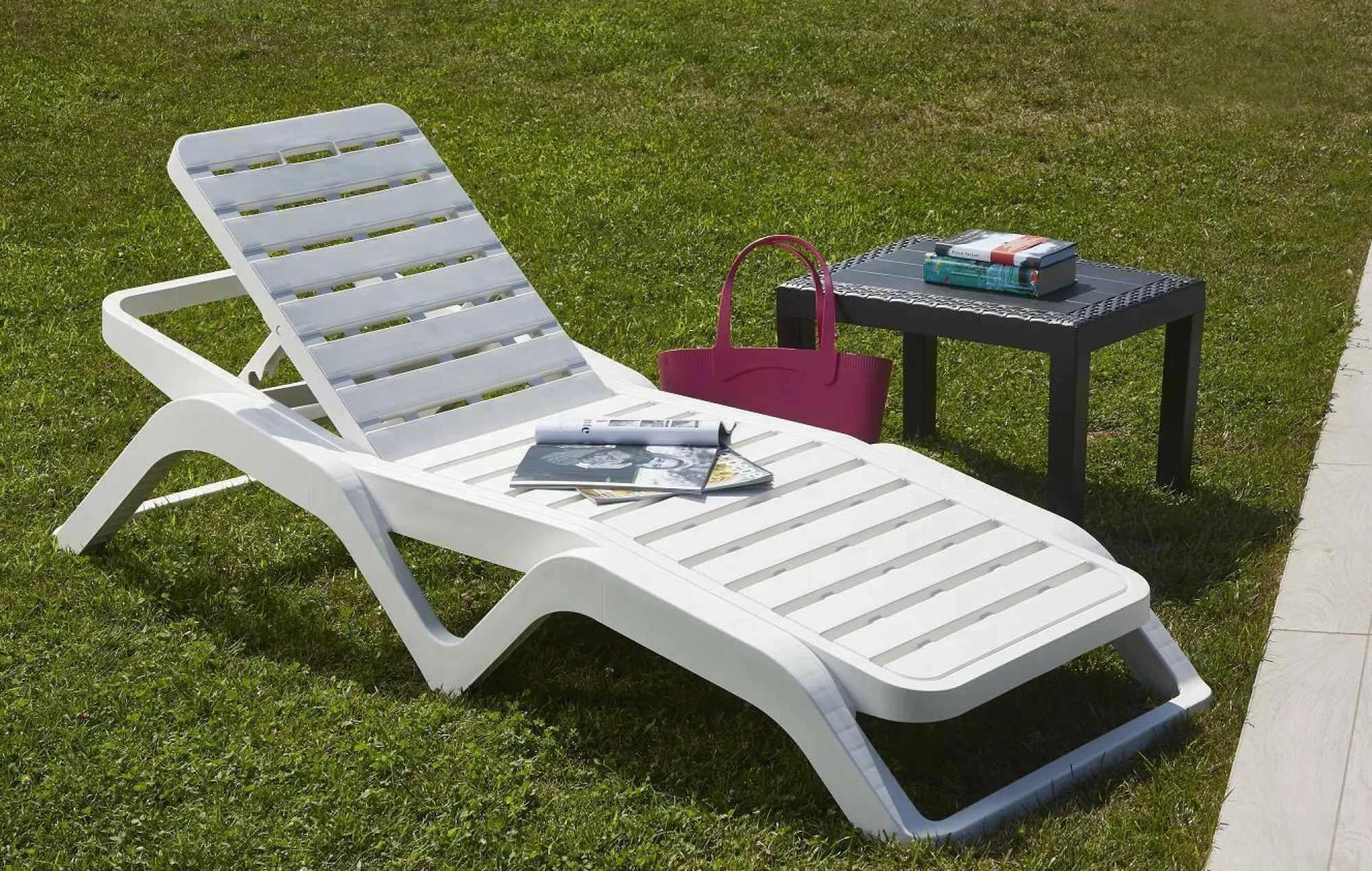 Lettino prendisole Anis, 192x72h100 cm,<Dmora Store