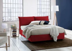 Letto alla francese Agalo, adatto per materasso Cm 140x200,<Dmora New