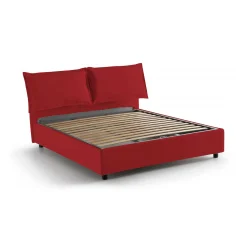 Letto alla francese Agalo, adatto per materasso Cm 140x200,<Dmora New