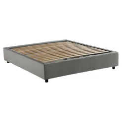 Letto alla francese Alaksir, con materasso Cm 140x200 incluso,<Dmora Clearance
