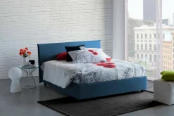 Letto alla francese Alion, con materasso Cm 140x190 incluso,<Dmora Outlet