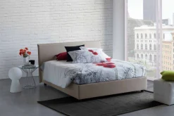 Letto alla francese Alion, con materasso Cm 140x190 incluso,<Dmora Flash Sale