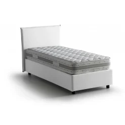 Letto alla francese Alion, con materasso Cm 140x190 incluso,<Dmora Best Sale