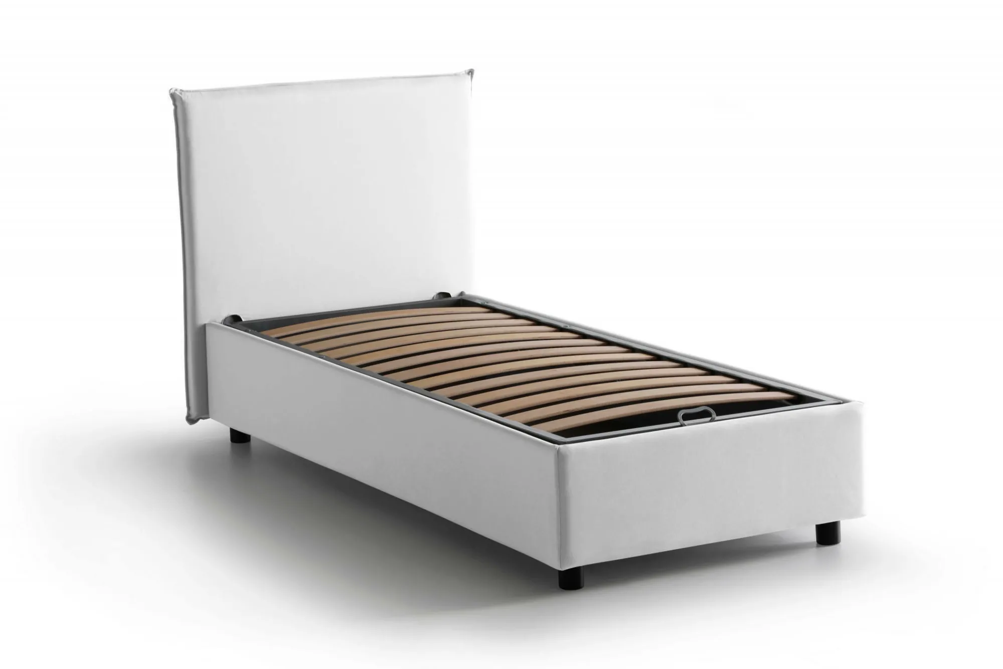Letto alla francese Alion, con materasso Cm 140x190 incluso,<Dmora Best Sale