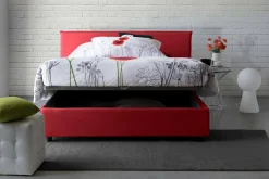 Letto alla francese Alion, con materasso Cm 140x190 incluso,<Dmora Best