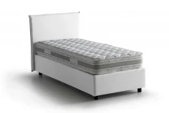 Letto alla francese Alion, con materasso Cm 140x190 incluso,<Dmora Best Sale