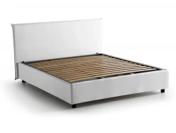 Letto alla francese Alvacus, adatto per materasso Cm 140x200,<Dmora Clearance