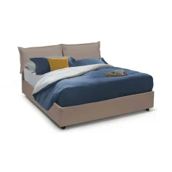 Letto alla francese Amelh, adatto per materasso Cm 140x190,<Dmora Best