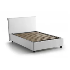 Letto alla francese Angelic, adatto per materasso Cm 140x190,<Dmora Store