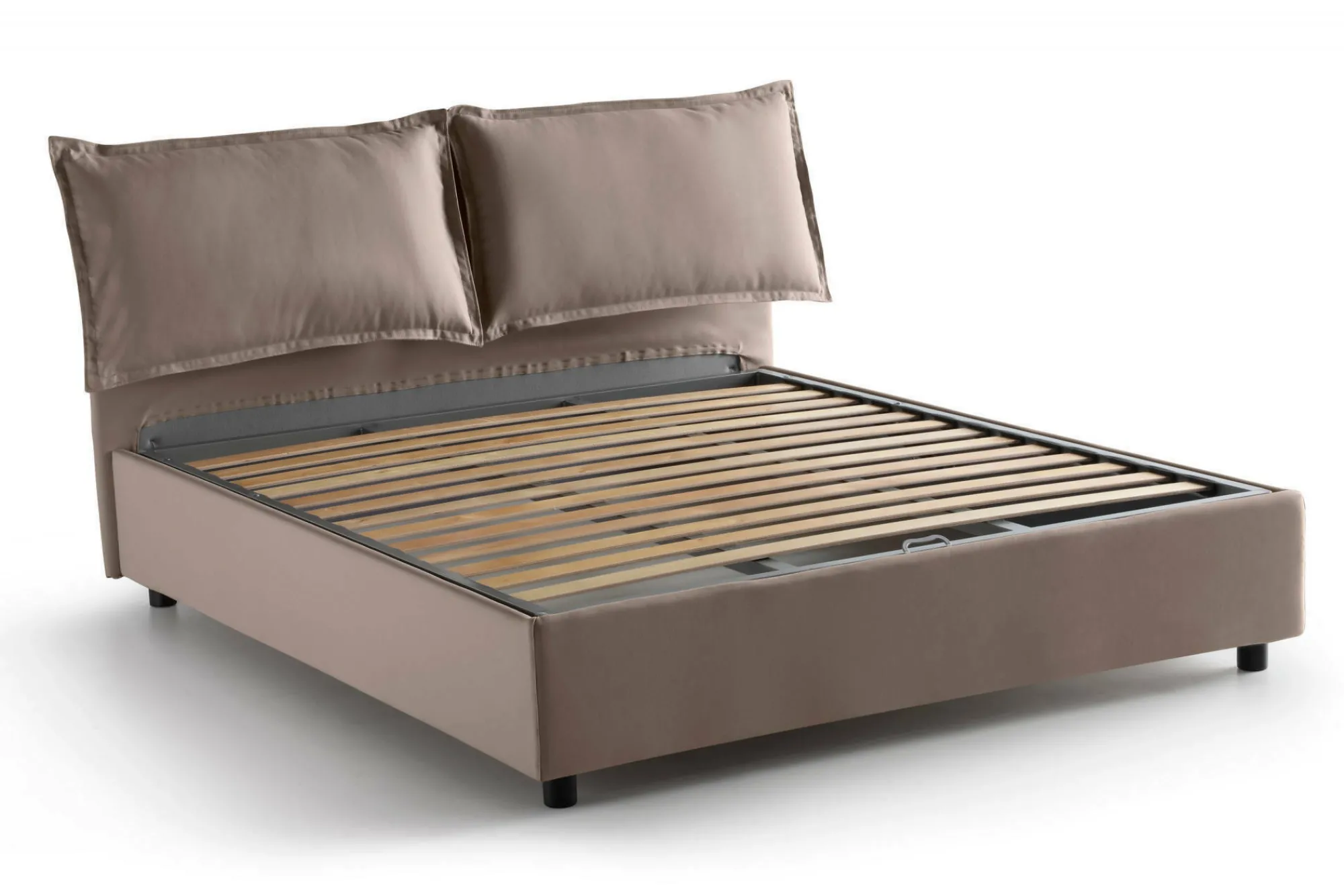 Letto alla francese Arden, con materasso Cm 140x190 incluso,<Dmora Store