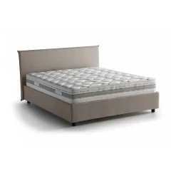 Letto alla francese Aros, con materasso Cm 140x200 incluso,<Dmora Store
