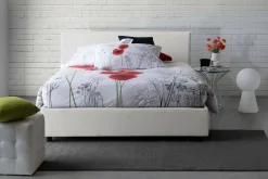 Letto alla francese Aros, con materasso Cm 140x200 incluso,<Dmora Best Sale