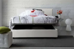 Letto alla francese Aros, con materasso Cm 140x200 incluso,<Dmora Best Sale