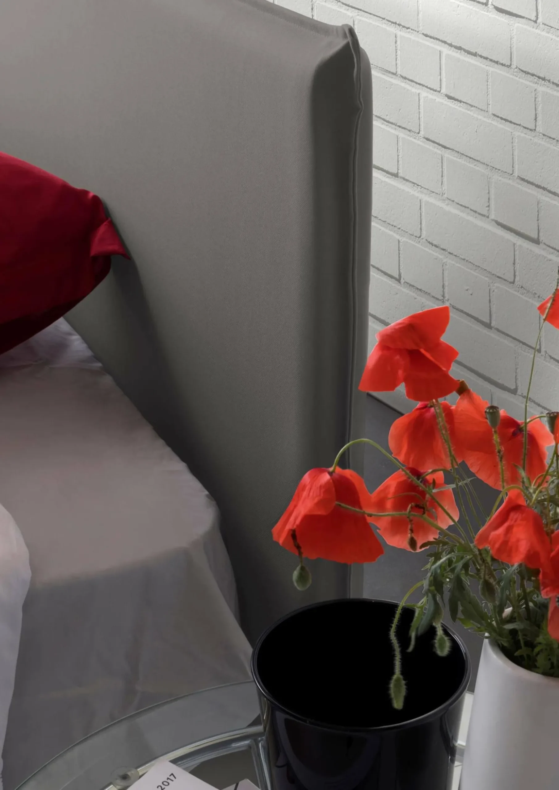 Letto alla francese Aros, con materasso Cm 140x200 incluso,<Dmora Discount