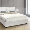 Letto alla francese Arry, con materasso Cm 140x200 incluso,<Dmora Cheap