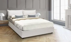 Letto alla francese Arry, con materasso Cm 140x200 incluso,<Dmora Cheap