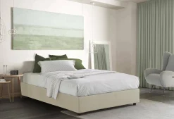 Letto alla francese Arvic, adatto per materasso Cm 140x200,<Dmora Clearance