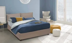Letto alla francese Arzillo, con materasso Cm 140x190 incluso,<Dmora Flash Sale