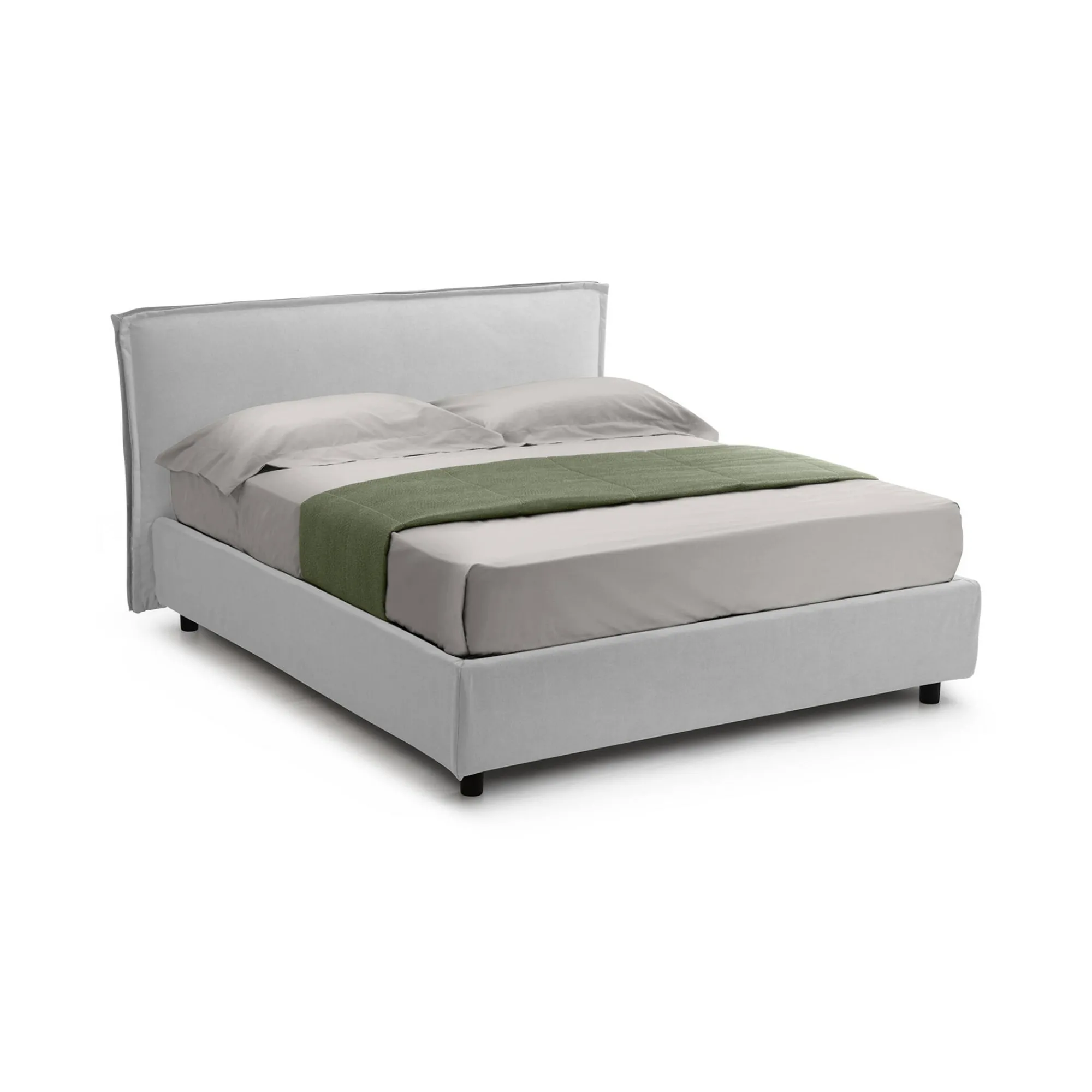 Letto alla francese Brienza, Con materasso Cm 120x200 incluso,<Dmora Online