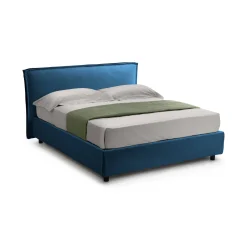 Letto alla francese Brienza, Con materasso Cm 120x200 incluso,<Dmora Cheap