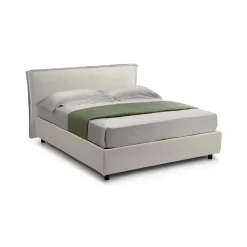 Letto alla francese Brienza, Con materasso Cm 120x200 incluso,<Dmora Fashion