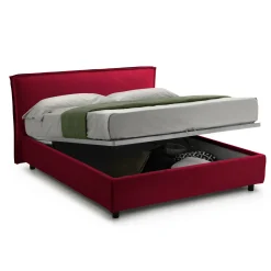 Letto alla francese Brienza, Con materasso Cm 120x200 incluso,<Dmora Discount