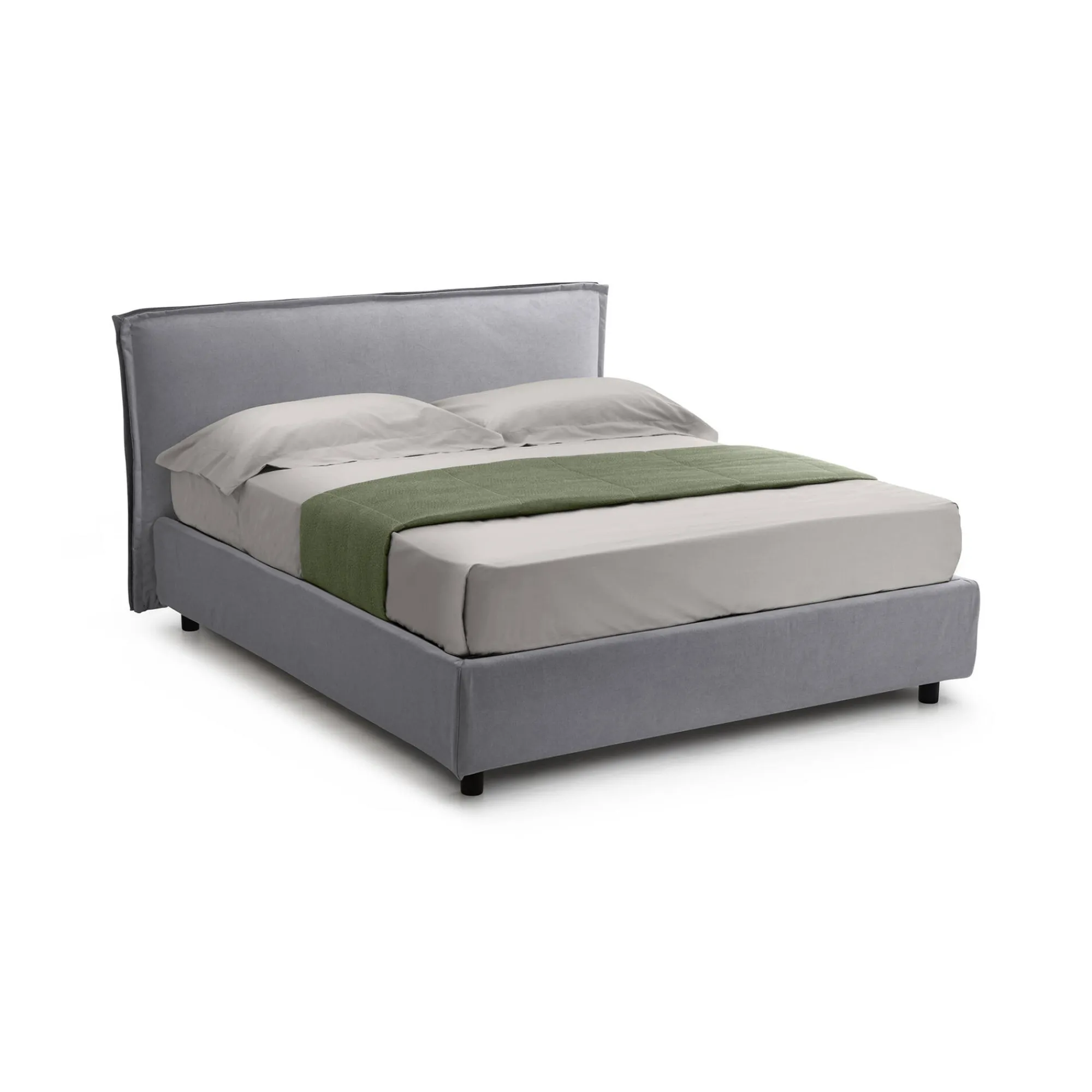 Letto alla francese Broni, Con materasso Cm 120x190 incluso,<Dmora Hot