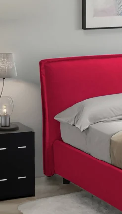 Letto alla francese Broni, Con materasso Cm 120x190 incluso,<Dmora Best Sale