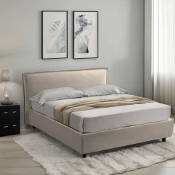 Letto alla francese Bronte, Adatto a materasso Cm 120x190,<Dmora Flash Sale