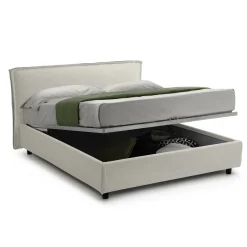 Letto alla francese Bronte, Adatto a materasso Cm 120x190,<Dmora Hot