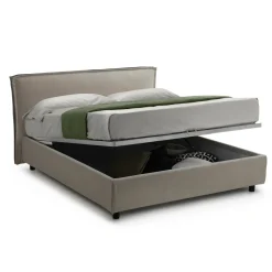 Letto alla francese Brosso, Adatto a materasso Cm 120x200,<Dmora Sale