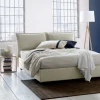 Letto alla francese Daam, adatto per materasso Cm 140x190,<Dmora Sale