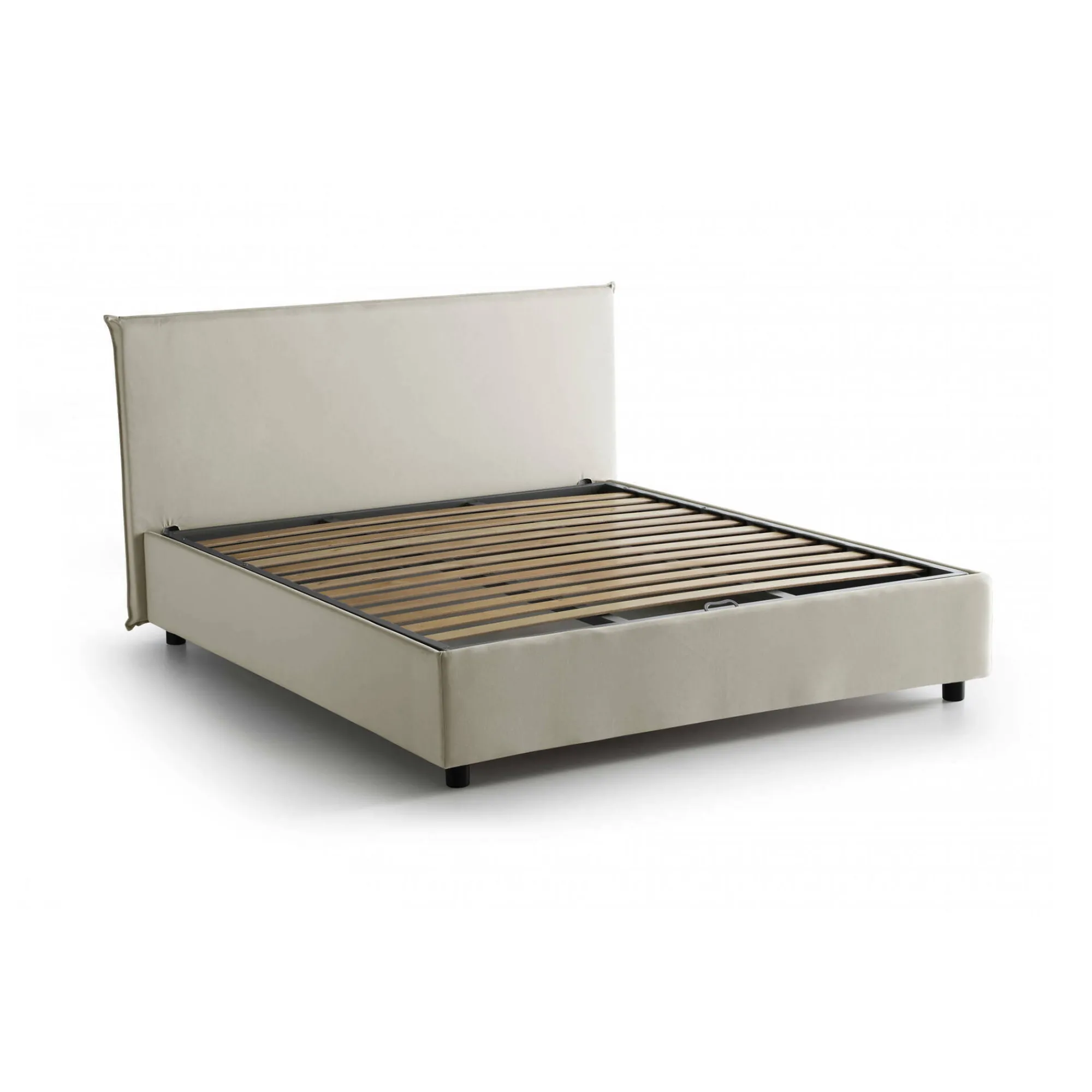 Letto alla francese Dadorn, adatto per materasso Cm 140x190,<Dmora Outlet
