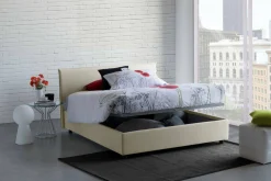 Letto alla francese Dadorn, adatto per materasso Cm 140x190,<Dmora Outlet